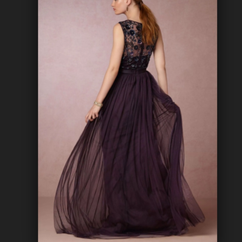 NWT Needle & Thread BHLDN tulle beaded dress - Picture 2 of 6